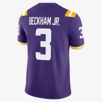 LSU Tigers чоловічі Nike Dri-FIT College Game Jersey колір фіолетовий