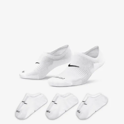 Nike Everyday Plus Cushioned женская тренировочные Footie носки (3 пары) многоцветный