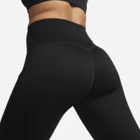 Nike Go женская Firm-Support С высокой Талией Cropped лосины с карманамицвет черный