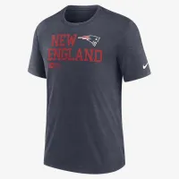 New England Patriots Overlap Lockup мужские Nike NFL футболка синий