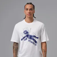 Nike Jordan AJ1 чоловічі футболка колір білий