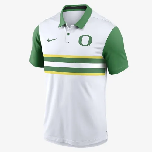 Oregon Ducks Primetime Campus Vapor мужские Nike Dri-FIT College Polo цвет белый