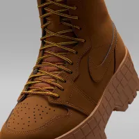 Nike Air Jordan 1 Brooklyn женская Boots цвет коричневый