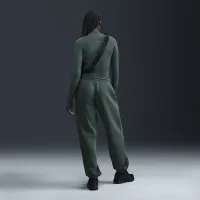 Nike Sportswear Phoenix Fleece женская С высокой Талией оверсайз Pants цвет зеленый
