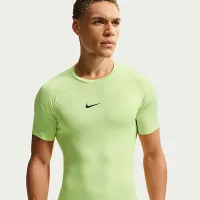 Nike Pro чоловічі Dri-FIT Tight Short-Sleeve Fitness Top колір зелений