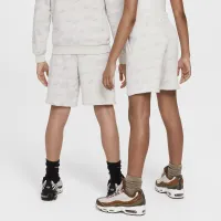 Nike Sportswear Club Big дитячі French Terry шорти колір коричневий
