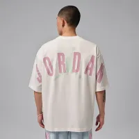 Nike Jordan мужские оверсайз футболка цвет белый