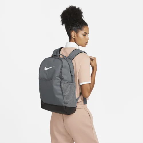 Nike Brasilia 9.5 тренировочные рюкзак (Medium, 24L) цвет серый