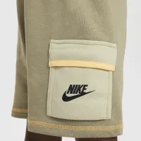Nike Sportswear Reimagine Little детские French Terry шорты набор цвет коричневый