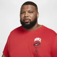 Nike чоловічі Dri-FIT баскетбольні футболка колір червоний