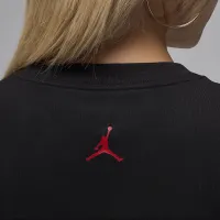 Nike Jordan жіноча Graphic футболка колір чорний