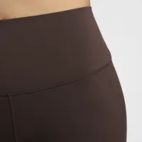Nike One женская С высокой Талией Full-Length лосины цвет коричневый