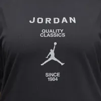 Nike Jordan женская Girlfriend футболка (большие размеры) цвет черный