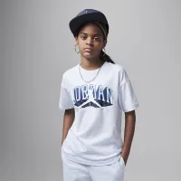 Nike Jordan Big дитячі Push Through Graphic футболка колір сірий