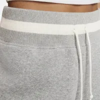 Nike Sportswear Phoenix Fleece Heritage женская С высокой Талией шорты цвет серый
