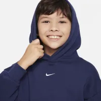Nike Culture of баскетбольні Big дитячі оверсайз Pullover баскетбольні Толстовка з капюшоном блакитний