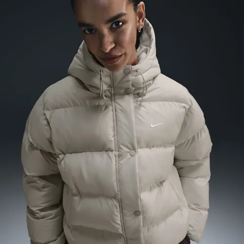 Nike Sportswear Metro Puffer женская Therma-FIT Loose Hooded Куртка цвет коричневый