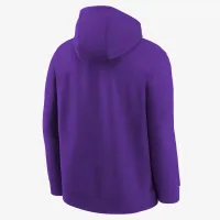 Los Angeles Lakers Club Little дитячі Nike NBA Pullover Толстовка з капюшоном колір фіолетовий
