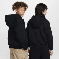 Nike SB Icon Fleece EasyOn Big дитячі оверсайз Pullover Толстовка з капюшоном колір чорний