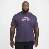Nike SB мужские Logo Skate футболка цвет фиолетовый