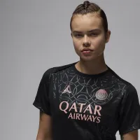 Nike Paris Saint-Germain Academy Pro Third жіноча Jordan Dri-FIT Soccer Pre-Match Top колір чорний