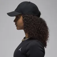 Nike Jordan Club Cap Adjustable Hat колір чорний
