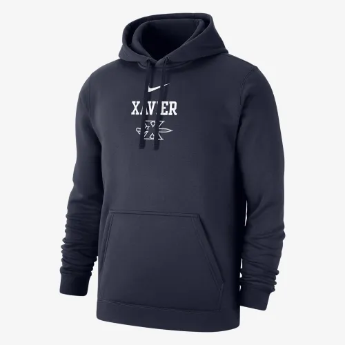 Xavier Club Fleece чоловічі Nike College Толстовка з капюшоном колір чорний