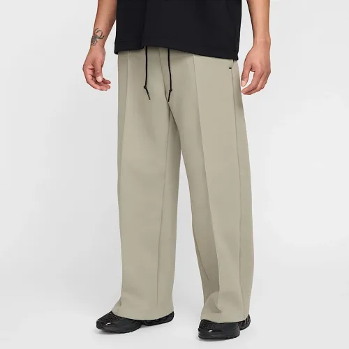 Nike Tech мужские Wide-Leg Fleece Pants цвет зеленый
