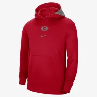 Nike College Dri-FIT Spotlight (Georgia) чоловічі Толстовка з капюшоном колір червоний