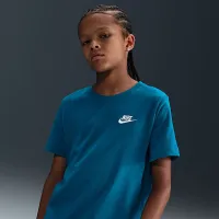 Nike Sportswear Big дитячі футболка блакитний