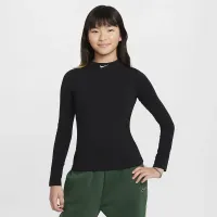Nike Sportswear Girls' Long-Sleeve Top цвет черный