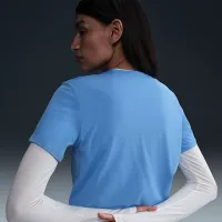 Nike Sportswear Club Essentials жіноча футболка блакитний