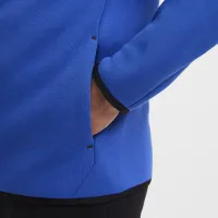 Nike Tech мужские Full-Zip Windrunner Толстовка с капюшоном синий