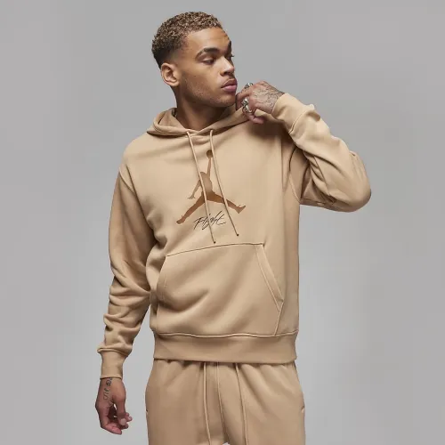 Nike Jordan Essentials мужские Fleece Толстовка с капюшоном цвет коричневый