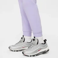 Nike Club Fleece Big дитячі Joggers (Extended Size) колір фіолетовий