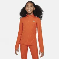 Nike ACG Therma-FIT Big дитячі (Girls') 1/4-Zip Long-Sleeve Top Orange