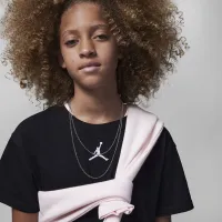 Nike Jordan Essentials Big детские футболка цвет черный