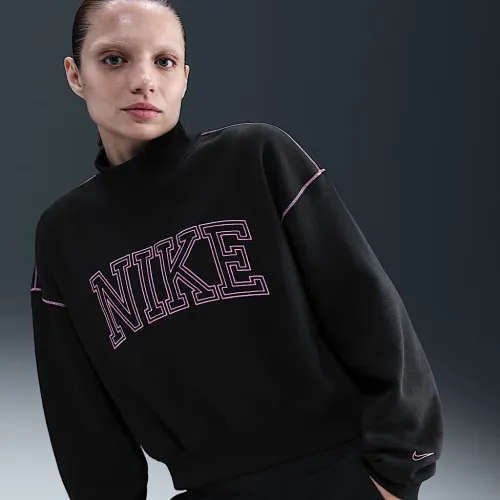 Nike Sportswear Phoenix Fleece женская Mock-Neck свитшот цвет черный