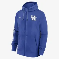 Kentucky Wildcats Sideline Team Issue чоловічі Nike College Full-Zip Толстовка з капюшоном блакитний