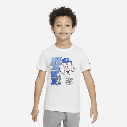 Nike Little Kids' Graphic T-Shirt White