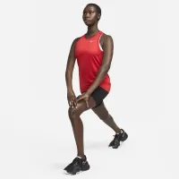Nike Dri-FIT жіноча тренувальні Tank колір червоний