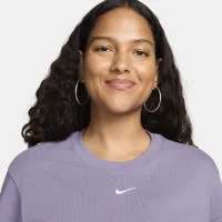 Nike Sportswear Essential женская Boxy футболка цвет фиолетовый