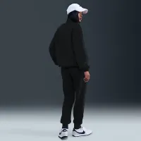 Nike Sportswear Phoenix Plush жіноча Cozy Fleece оверсайз Mock-Neck Top колір чорний