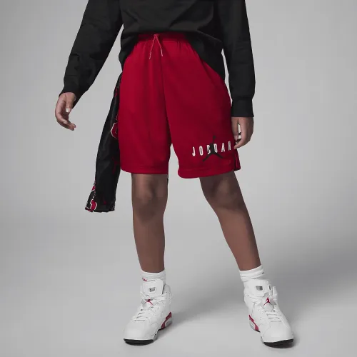 Nike Jordan Essentials Big детские Graphic Mesh шорты цвет красный