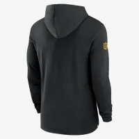 Pittsburgh Steelers Sideline чоловічі Nike Dri-FIT NFL Long-Sleeve Hooded Top колір чорний