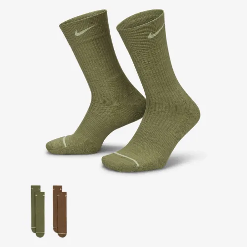 Nike Everyday Wool Cushioned Crew шкарпетки (2 пар) різнокольорові
