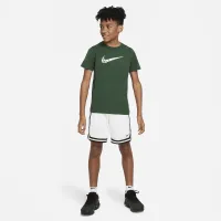Nike Dri-FIT DNA Big детские (для мальчиков) баскетбольные шорты цвет белый