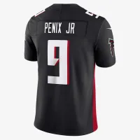 Michael Penix Jr. Atlanta Falcons мужские Nike Dri-FIT NFL Limited Jersey цвет черный