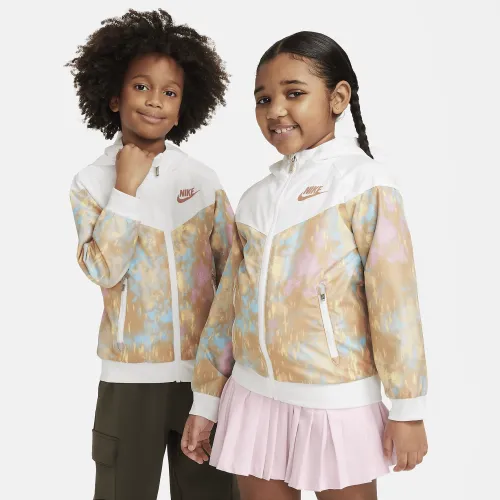 Nike Little дитячі Printed Куртка колір коричневий