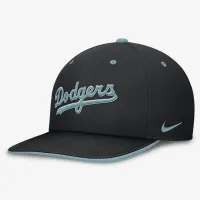 Los Angeles Dodgers Pro Tech Script чоловічі Nike Dri-FIT MLB Adjustable Hat колір чорний